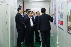 宜春市电子信息产业链招商小分队莅临银川兴旺饮食文化推广有限公司参观调研